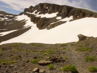 Snow on the Teton Crest Trail